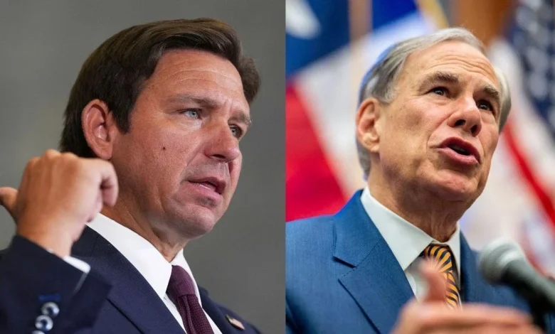 Texas Gov. Greg Abbott and Gov. Ron DeSantis to speak in Miami