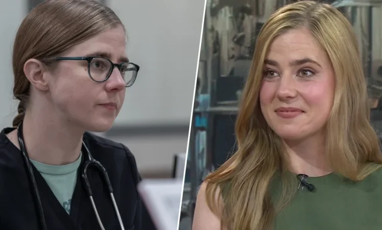 'The Pitt' Star Taylor Dearden Ran Toward a Man's Choking at a Restaurant — Then Thought, 'What's My Line?'