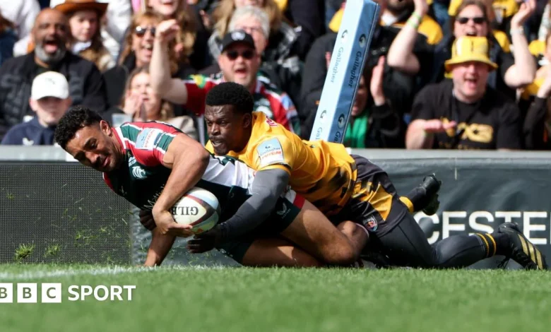 The Prem: Leicester Tigers 62-3 Newcastle Red Bulls - Hamer-Webb scores five tries