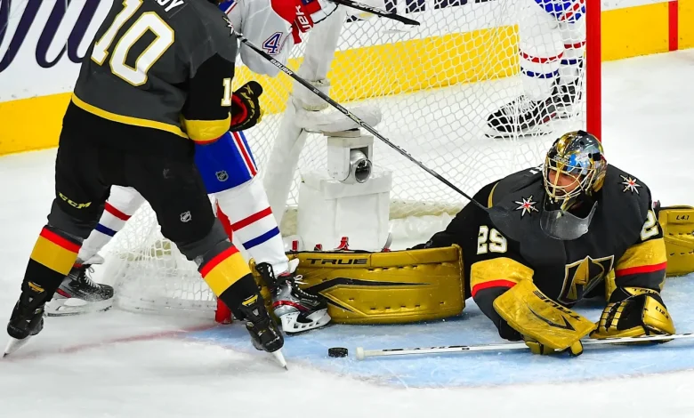The three all-time greatest goaltenders in Golden Knights history