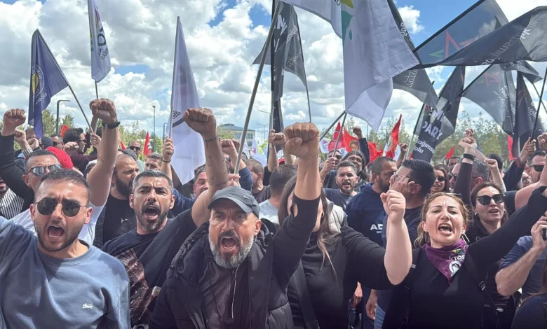 Thousands of Turkish Cypriots strike, demonstrate over welfare cut