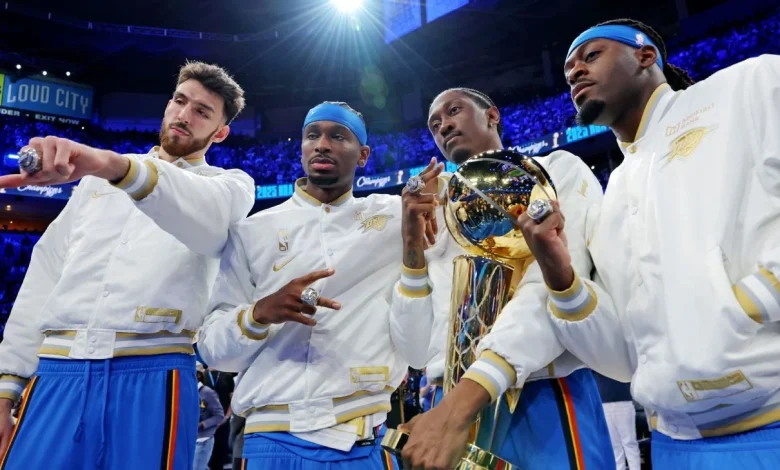 Thunder remain NBA title betting favorite; Spurs, Celtics follow