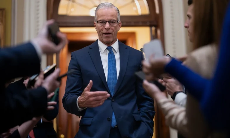 Thune Says He Gave Trump a 'Dosage of Reality' on Shutdown, Warns of Iran Fallout