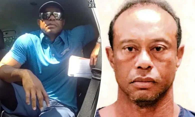 Tiger Woods' solemn second mugshot revealed after DUI arrest