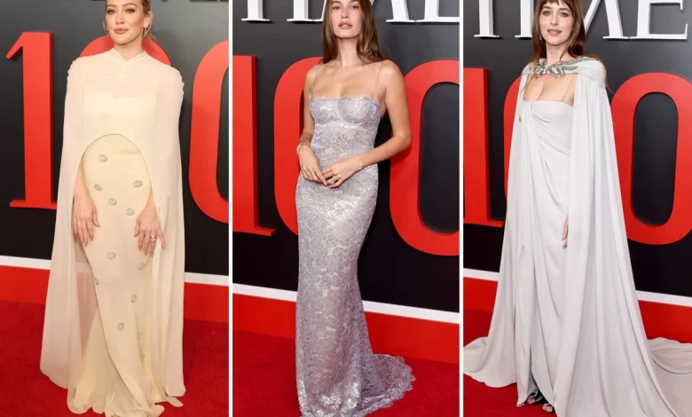 Time 100 Gala 2026 red carpet: Hailey Bieber, Hilary Duff, Dakota Johnson, and more