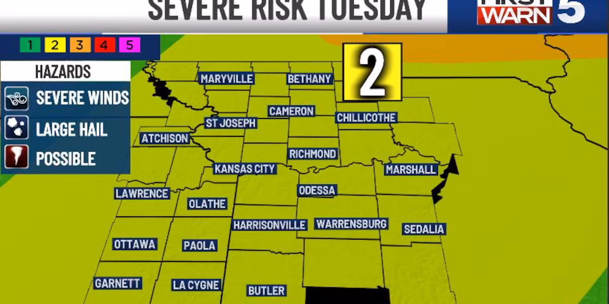 Tornado Warning issued for Kansas City metro areas