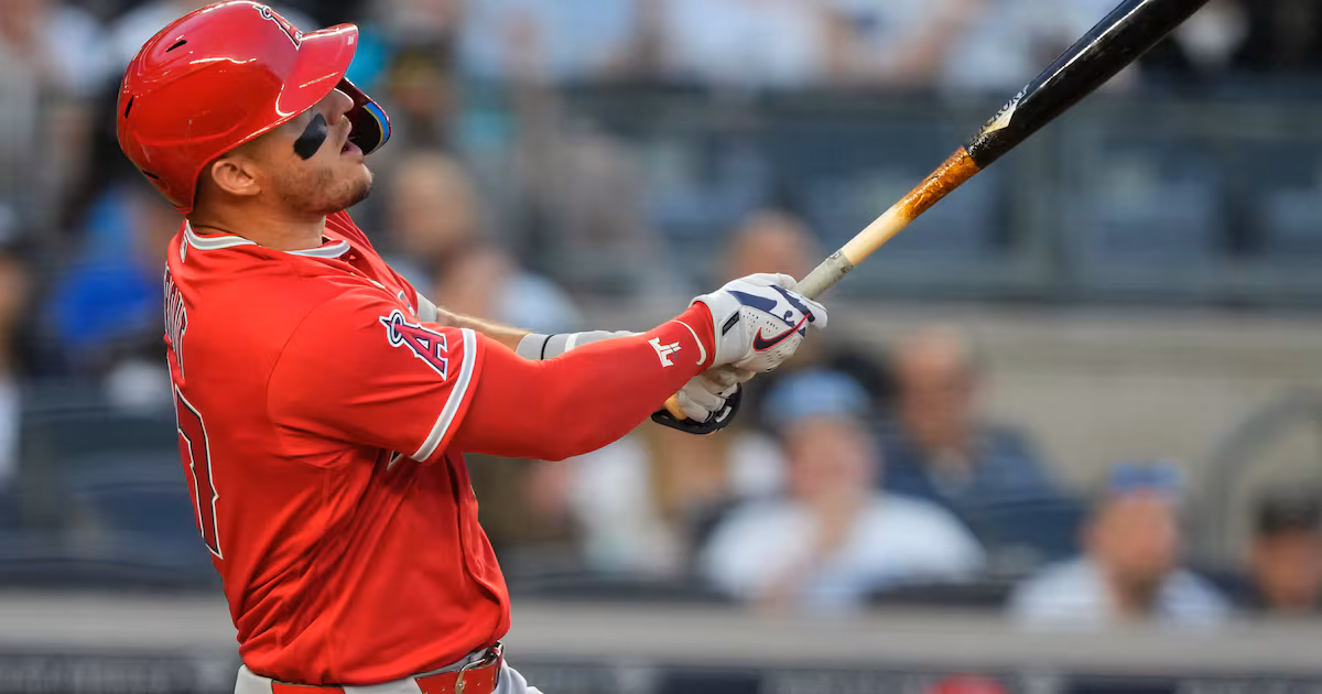 Trout homers for third time in two games to lead Angels over Yankees
