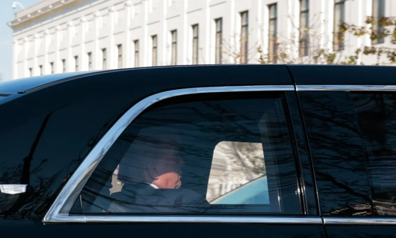 Trump attends Supreme Court birthright citizenship arguments : NPR