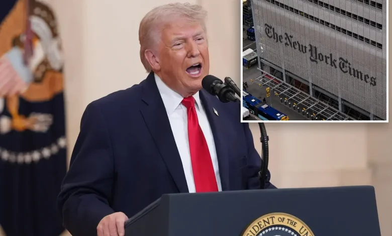 Trump calls out ‘failing New York Times’ for embarrassing NATO error in paper