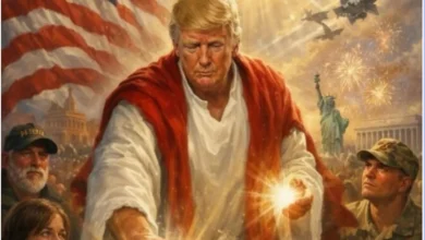 Trump deletes image of himself as Jesus as feud with pope dismays US Catholics