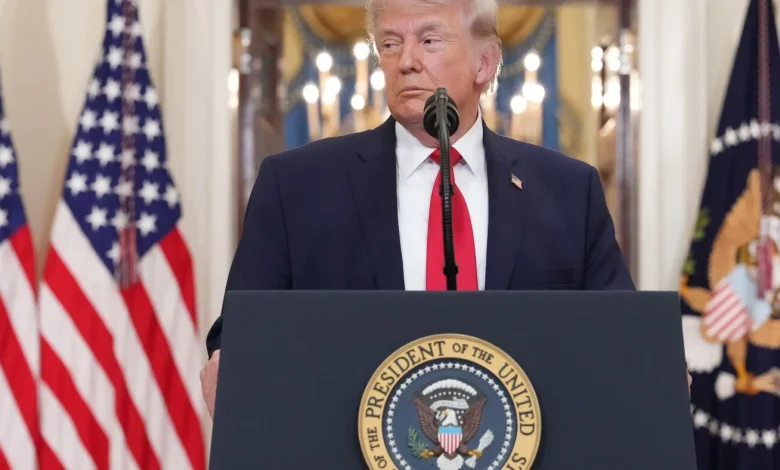 Trump holds press conference on Iran : NPR