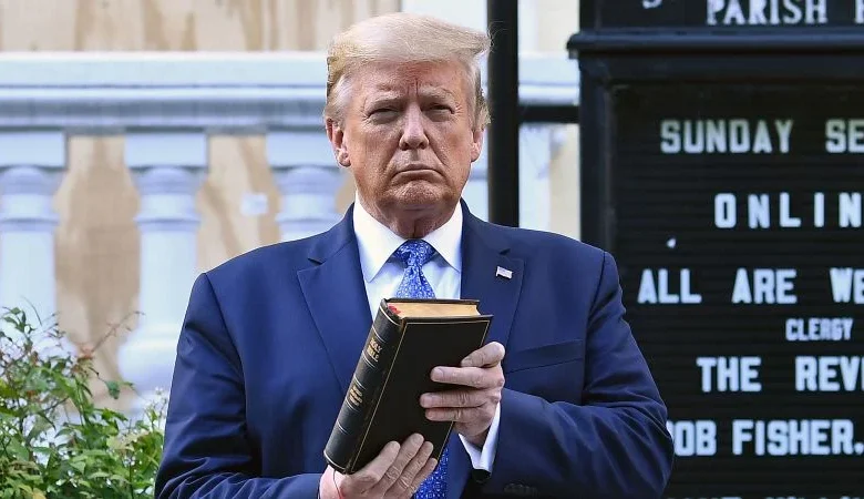 Trump’s Bible reading streams tonight at a complicated moment for his relationship with American Christians