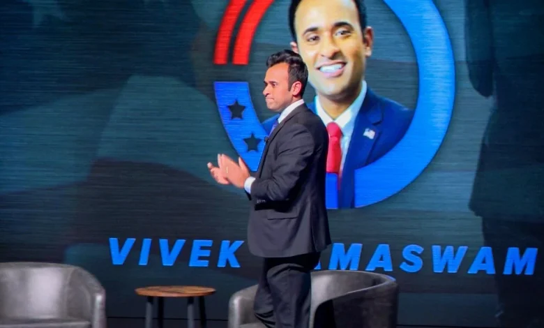 Turning Point USA stops at Ohio State with Vivek Ramaswamy