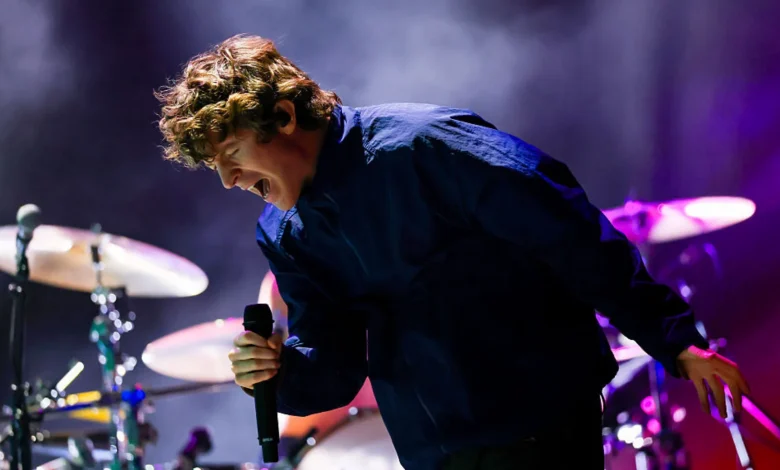 Turnstile open Coachella set with video of singer Brendan Yates' father who is recovering from alleged attempted murder attack by band's former guitarist Brady Ebert