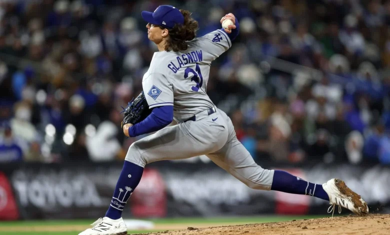 Tyler Glasnow braves elements, shows growth in coldest start in Dodgers history