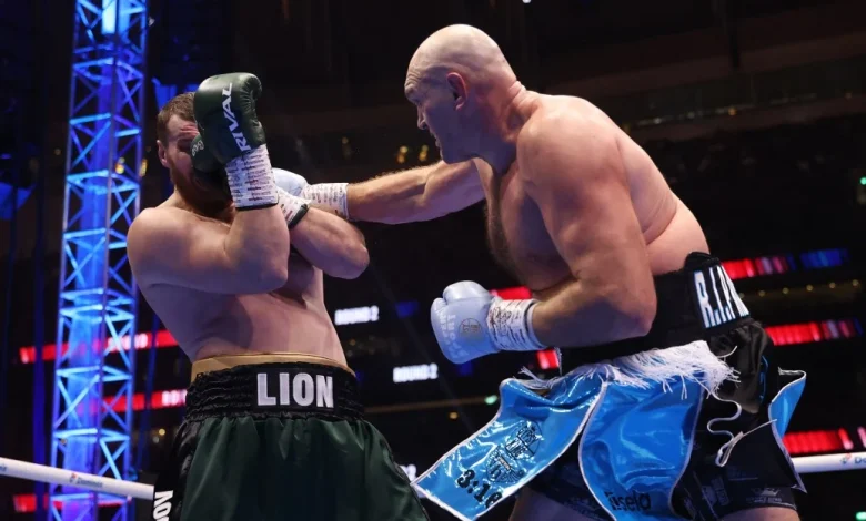 Tyson Fury vs. Arslanbeck Makhmudov full fight video highlights