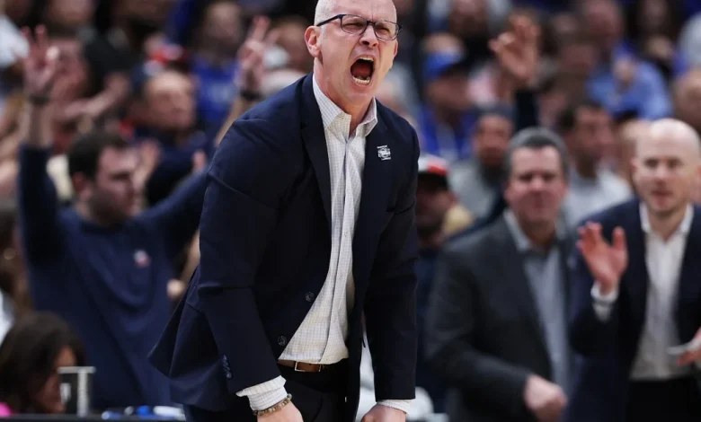UConn HC Dan Hurley highly complimentary of Dusty May, Michigan Basketball