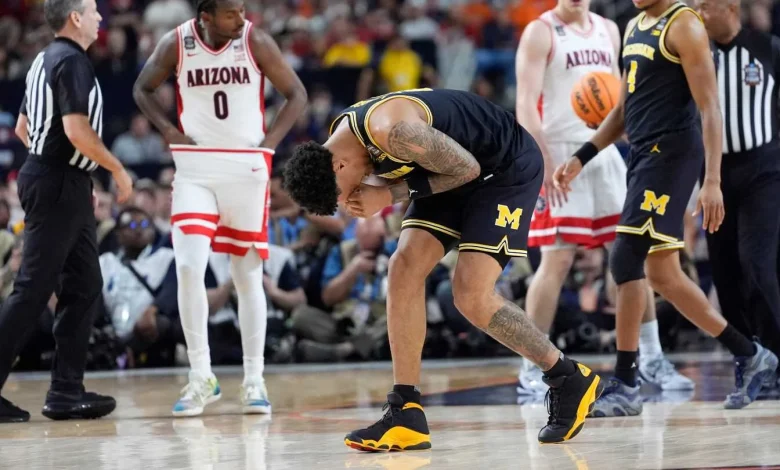 UConn’s Solo Ball, Michigan’s Yaxel Lendeborg dealing with injuries heading into title game