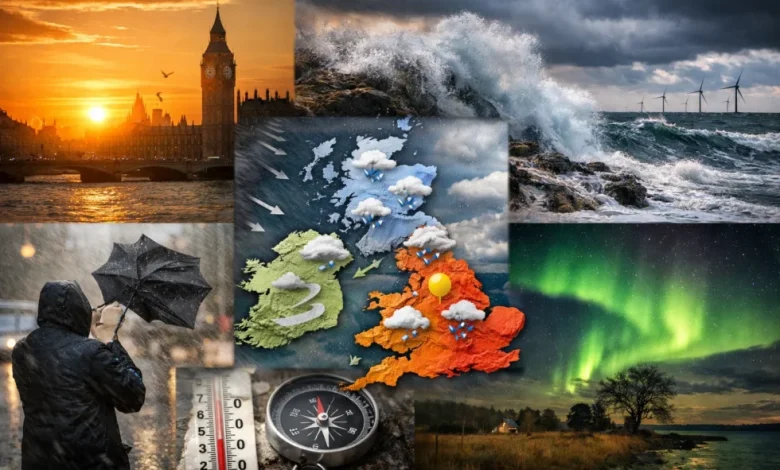 UK weather 15 April: London wind, rain and geomagnetic