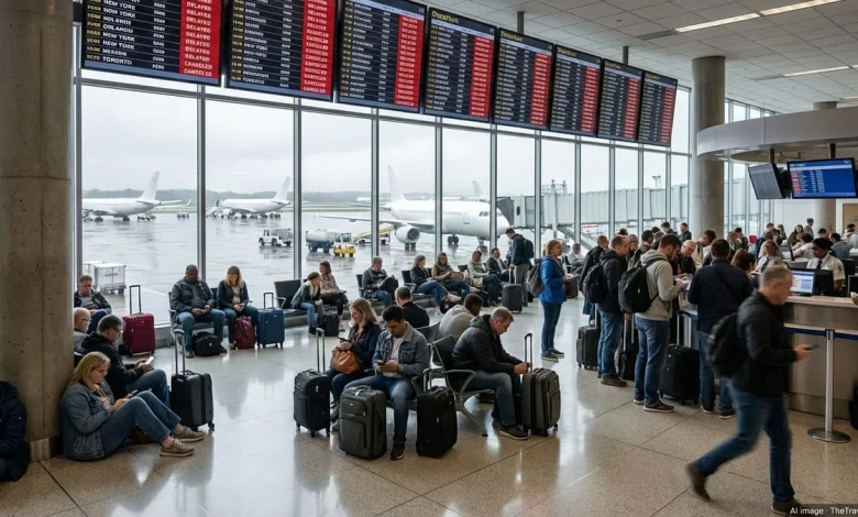 US Flight Chaos: 109 Cancellations, 709 Delays Hit Major Hubs