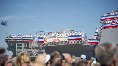 U.S. Navy Commissions Flight IIA Destroyer USS Harvey C. Barnum (DDG 124)