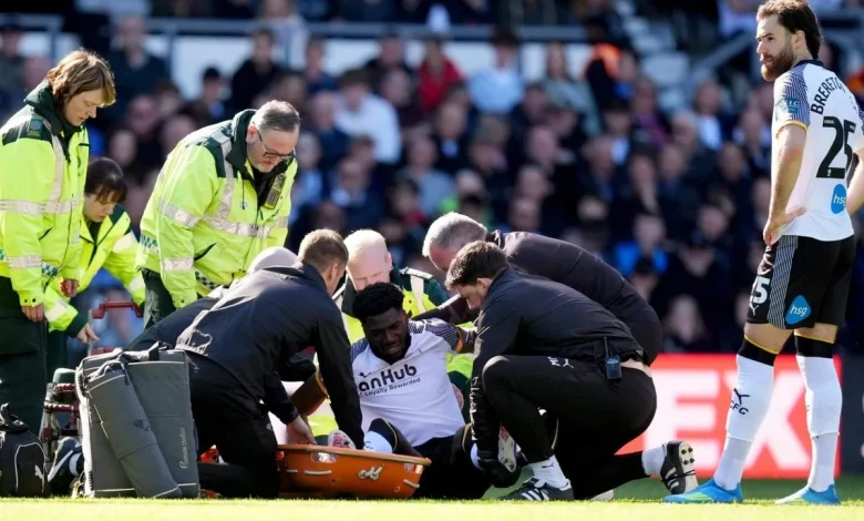 USMNT’s Patrick Agyemang taken off on a stretcher while playing for Derby