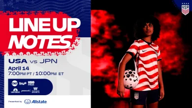 USWNT vs. Japan: Starting XI & Lineup Notes on Tuesday, April 14 in Seattle, Washington