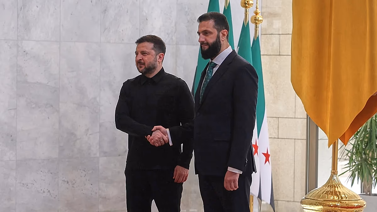 Ukraine and Syria pledge security deal in unexpected military alliance