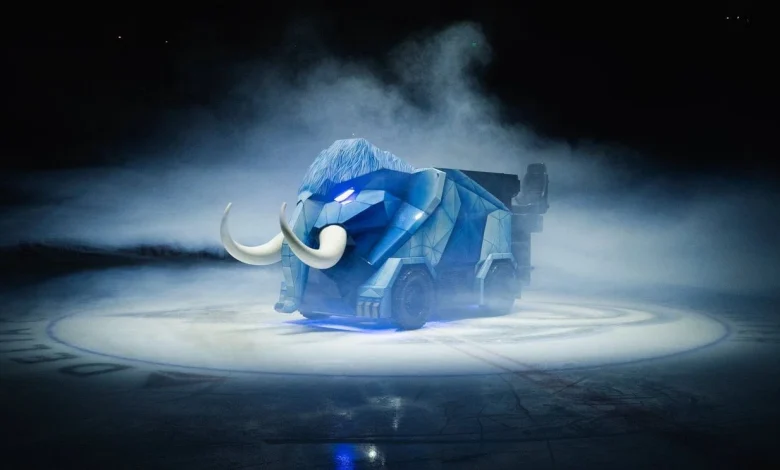 Utah Mammoth unveil new team-themed Zamboni converted from 2002 Winter Olympics