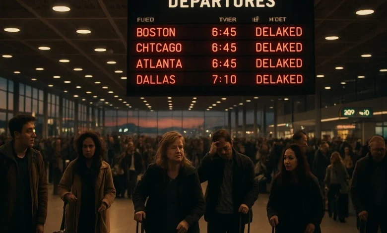 Vegas Flight Chaos Strands Hundreds at Harry Reid