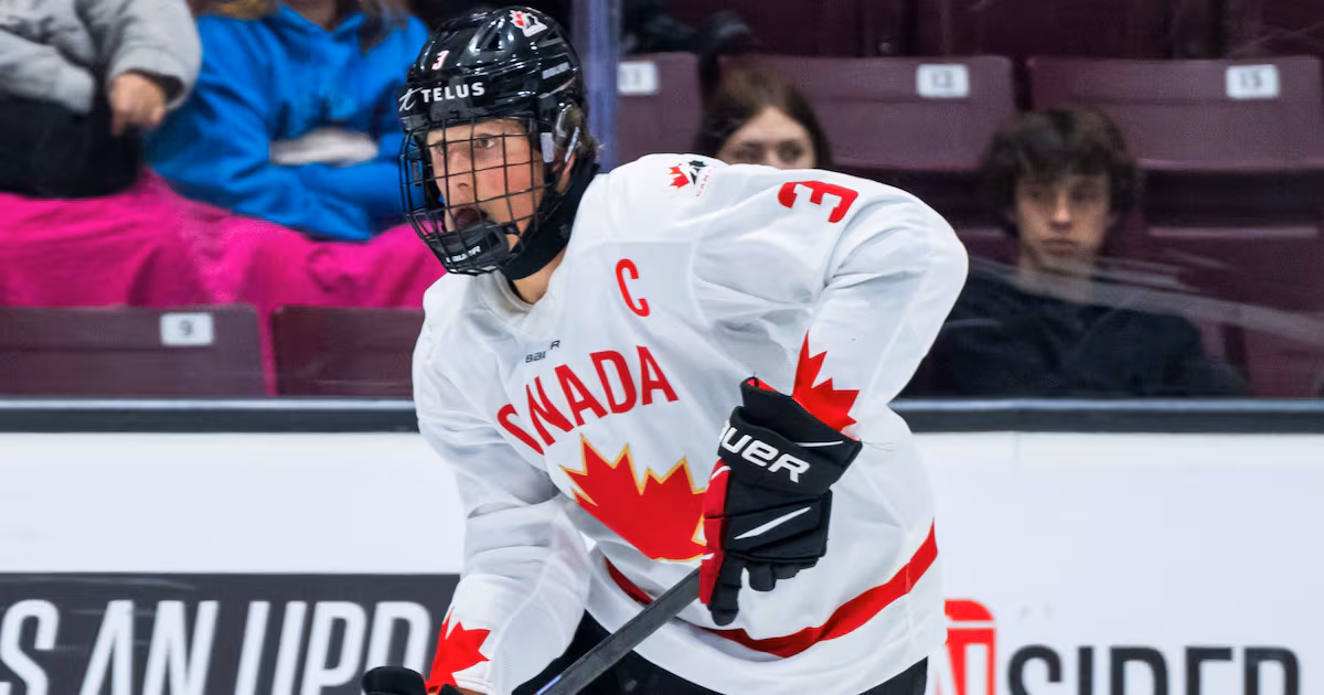 Verhoeff headlines Canada’s pre-tournament camp roster for U18 World Hockey Championship