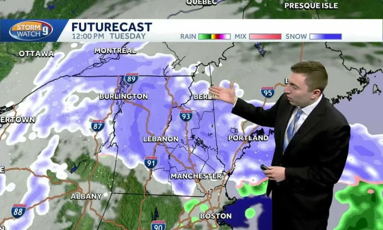 Video: Snowy Tuesday ahead for New Hampshire