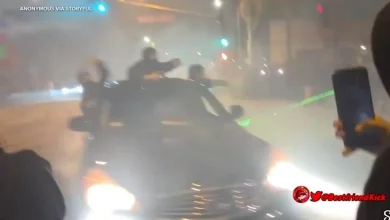 Video shows chaos before 4 were injured in shooting at Rosemead street takeover