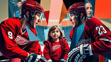 Viral Red Wings Photo Reunites Dylan Larkin, Steve Ott, and Lylah Almas After 10 Years