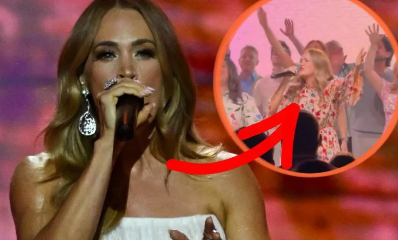 WATCH: Carrie Underwood Sings in Church For Easter Sunday + We've Got Chills!