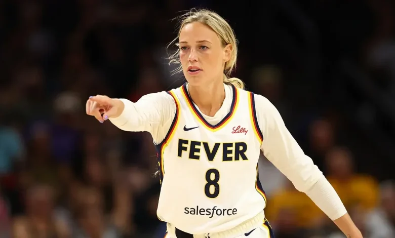 WNBA star Sophie Cunningham got baptized after rejoining Caitlin Clark on Fever