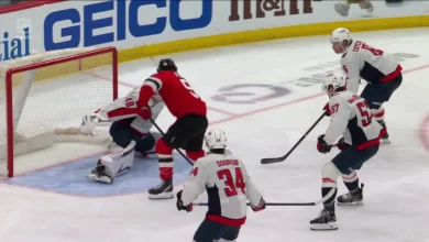 WSH@NJD: Thompson with a great save against Dawson Mercer