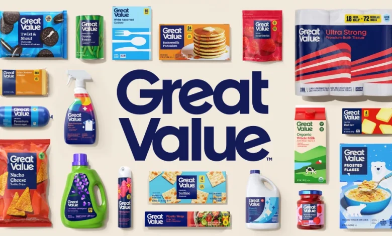 Walmart Unveils Modern Redesign of Great Value, Its Flagship Private Brand