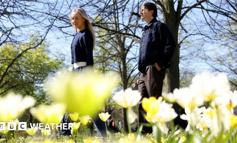 Warmest weather of the year expected with 25C on Wednesday