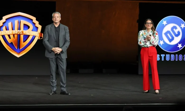 Warner Bros.' Michael De Luca & Pam Abdy Mum On Paramount On CinemaCon Stage