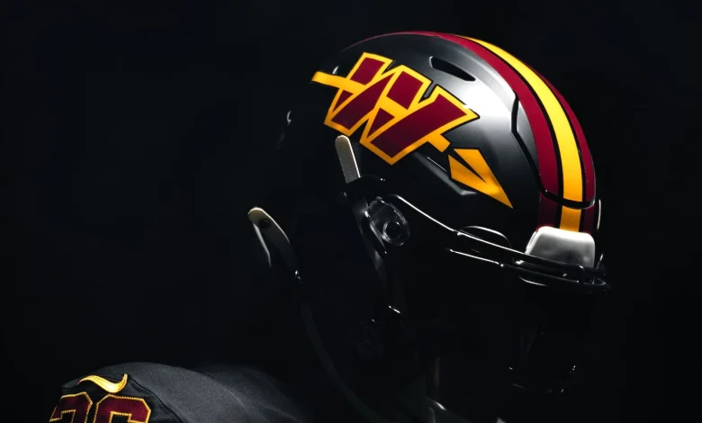 Washington Commanders new alternative uniforms include spear in helmet
