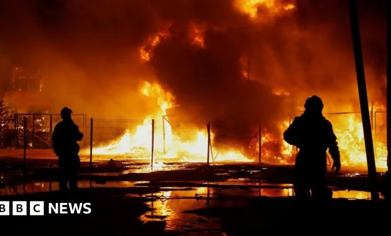 Wave of Russian drone and missile attacks kill at least 15 in Ukraine