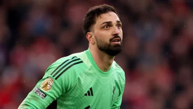 What happened to Mamardashvili and why was he replaced by Woodman instead of Alisson vs Everton?