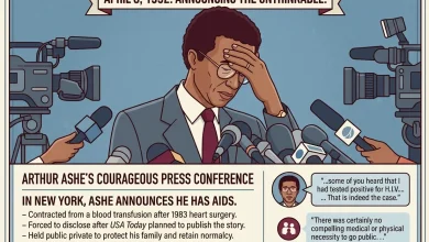 When Arthur Ashe Revealed To The Public That He Had AIDS