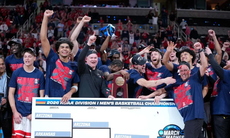 Where Arizona, Michigan, UConn, Illinois Land