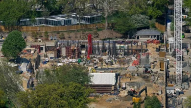 White House ballroom construction can continue for now, appeals court says : NPR