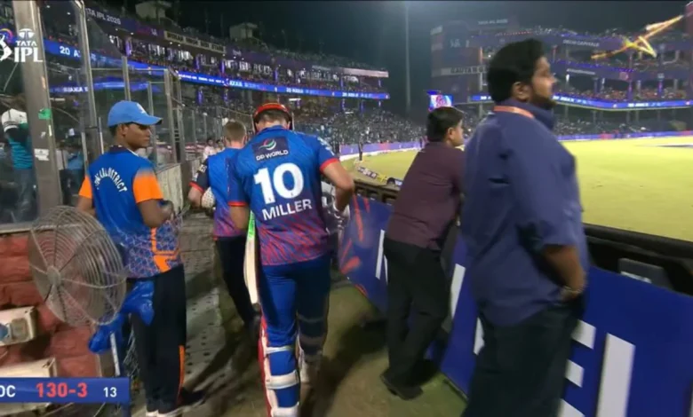 Why David Miller Walked Off The Field In DC's Chase VS GT And Is He Allowed To Return?