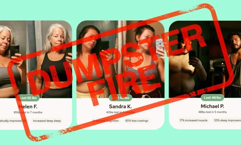 Why Is the New York Times Laundering the Reputation of a Sleazy AI Startup That’s Selling GLP-1s via a Dishonest Dumpster Fire of Fake Doctors, Phony Before-and-After Pictures, and Other Glaring Red Flags?