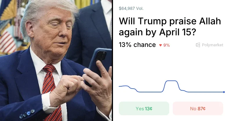Will Trump praise Allah again by April 15? Predictions & ...