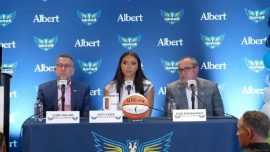 Wings PR nixes question for Azzi Fudd about relationship with Paige Bueckers